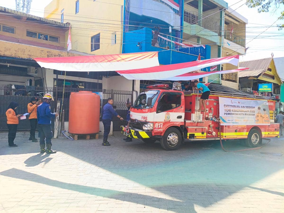 BPBD Makassar Buka Tiga Kanal Pengaduan Kekeringan Selama 24 Jam