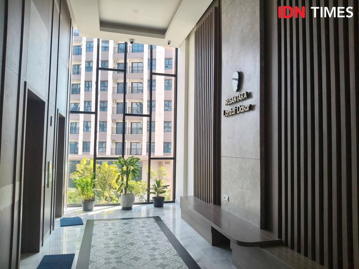 Potret lift Rusun ASN di IKN, Kalimantan Timur