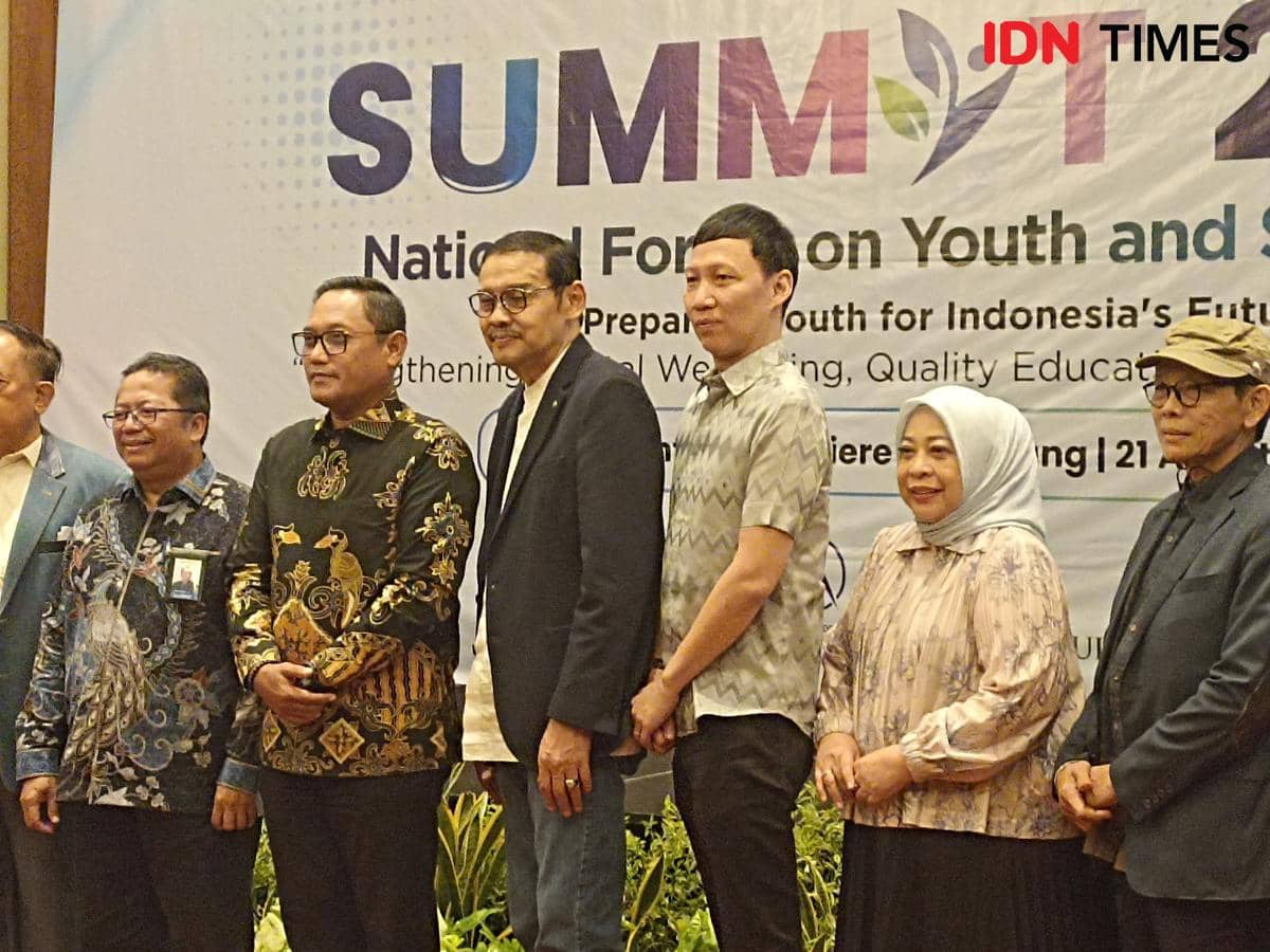 Sejumlah peserta mengikuti Youth Summit 2026, forum yang membahas persoalan dan tantangan yang dihadapi siswa.