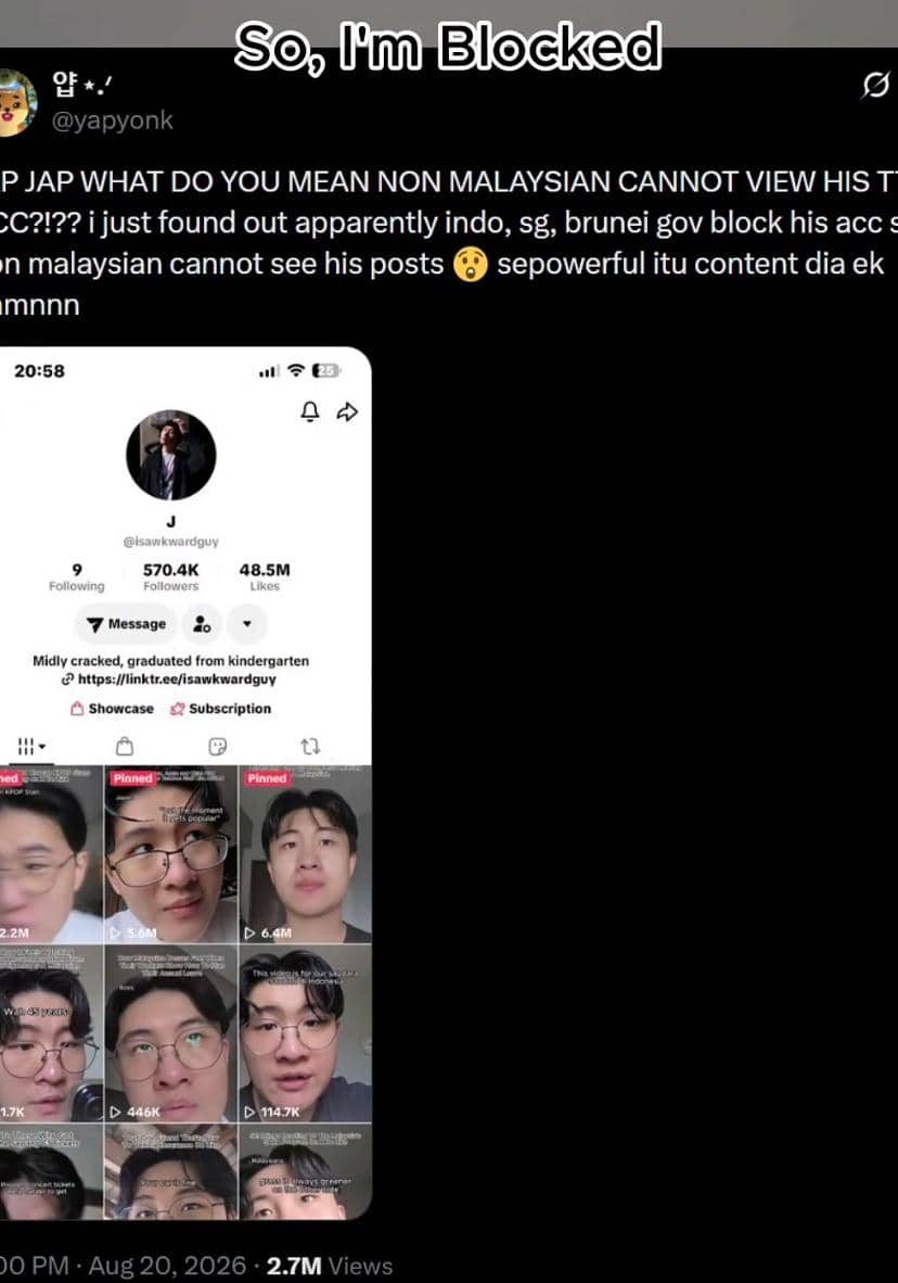 Unggahan dari akun Instagram isawkwardguy, dengan identitas akun tercantum pada keterangan gambar.