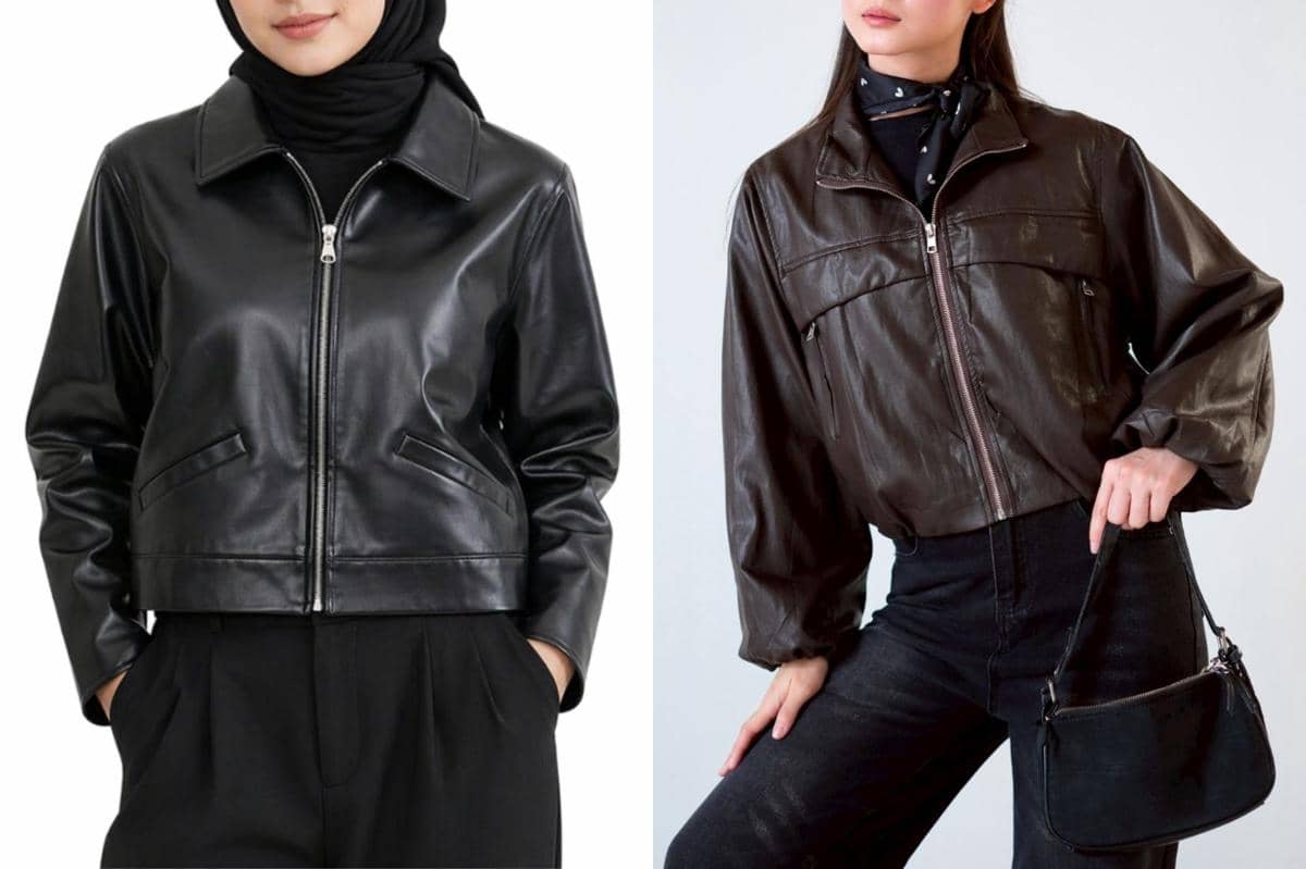 7 Rekomendasi Leather Jacket Cewek Brand Lokal, Mulai Rp185 Ribu!