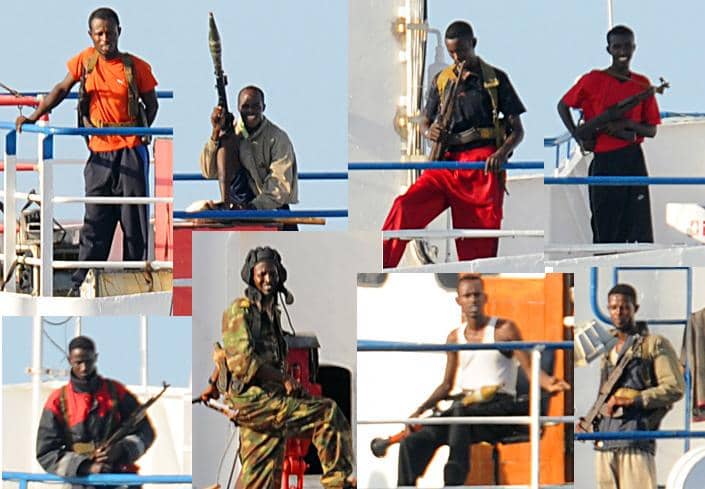Perompak asal Somalia.