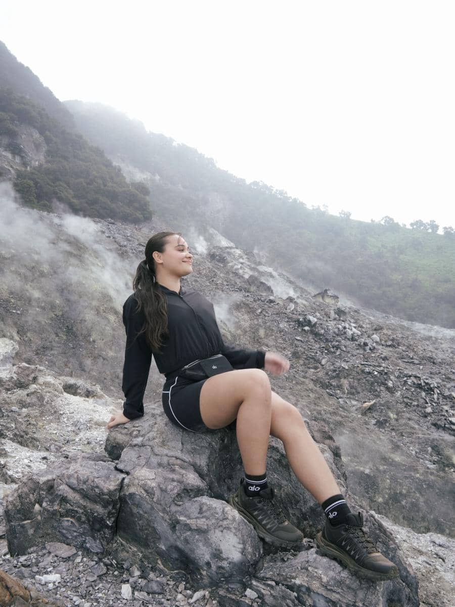 Aurora Ribero trail run di Cikole, Lembang