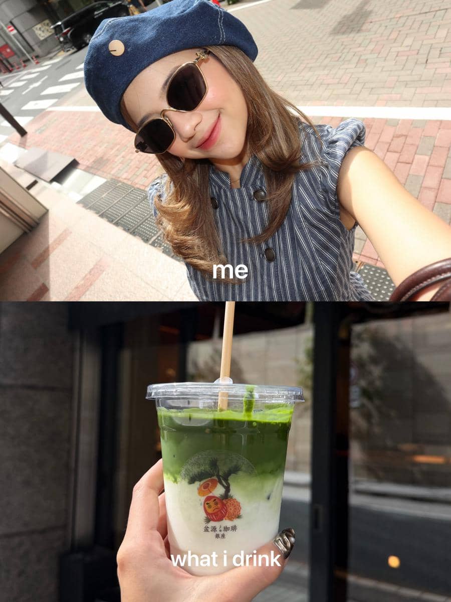 Diva Azzura jalan-jalan di Ginza