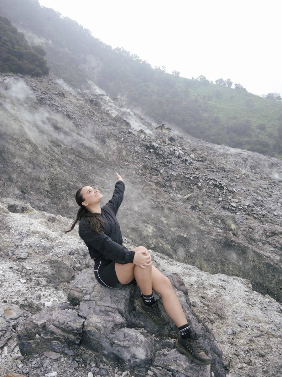 Aurora Ribero trail run di Cikole, Lembang