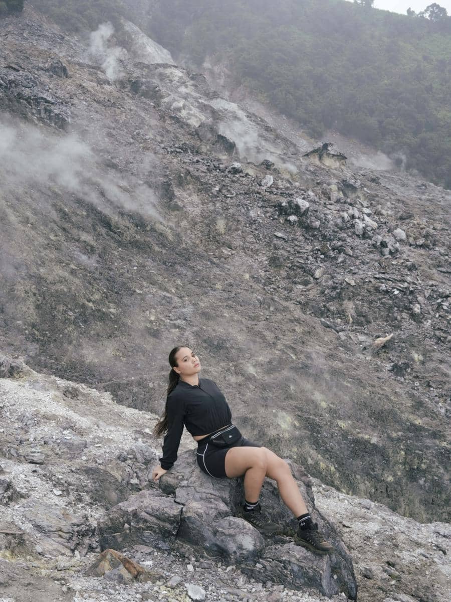 Aurora Ribero trail run di Cikole, Lembang