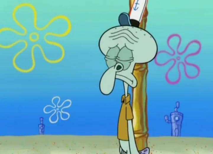 Squidward tentacle