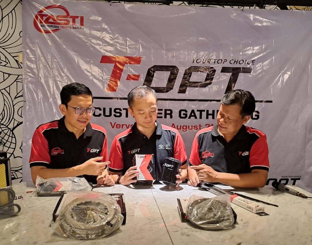 suku cadang, toyota, topt, toyota tasti