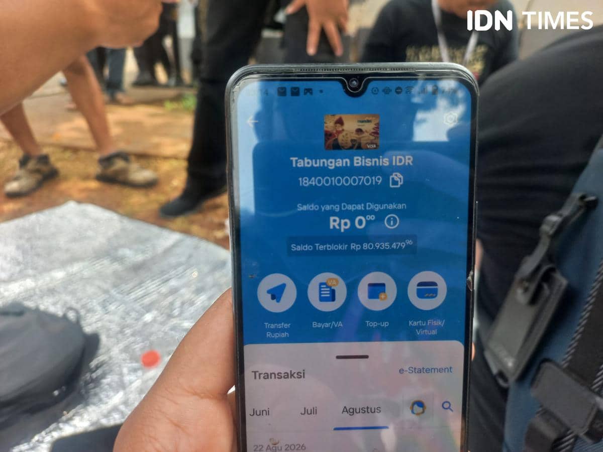 Rekening Koordinator AMPB Diblokir, Uang Donasi Demo Tertahan