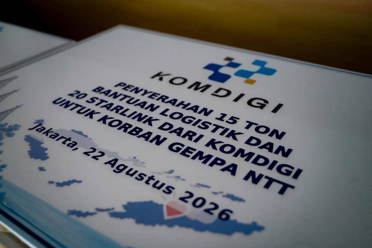Bantuan Komdigi untuk Gempa NTT Akan Dikirim Bertahap