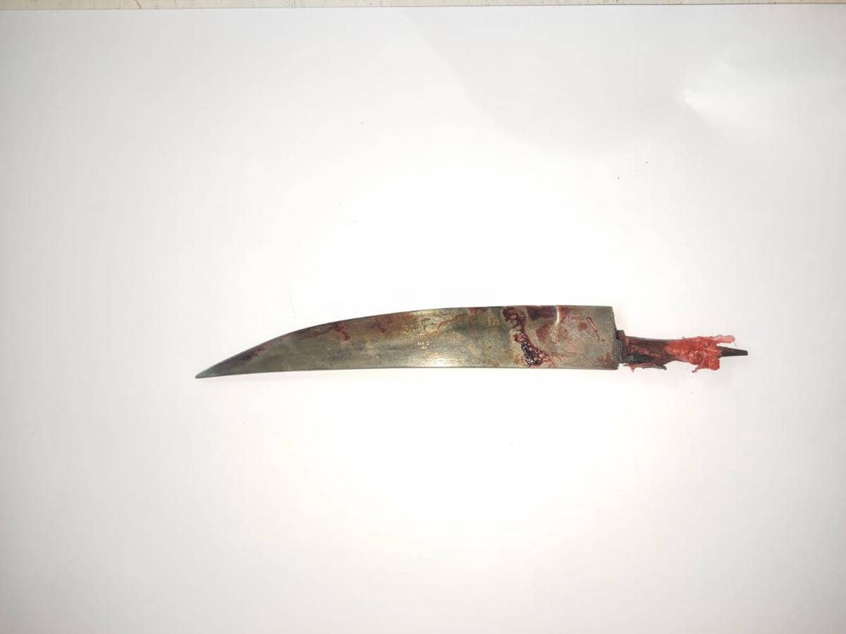 Barang bukti diamankan dari pelaku pembunuhan di Tulang Bawang. (Dok. Polres Tuba).
