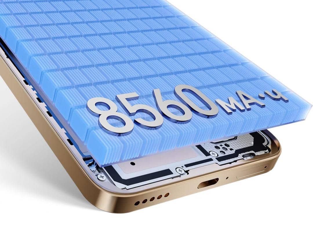 ilustrasi kapasitas baterai HONOR Turbo 5G