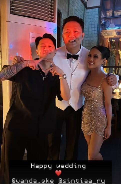 Artis Hadiri Resepsi Wancoy Grind Boys (instagram.com/bravyson.vconk)
