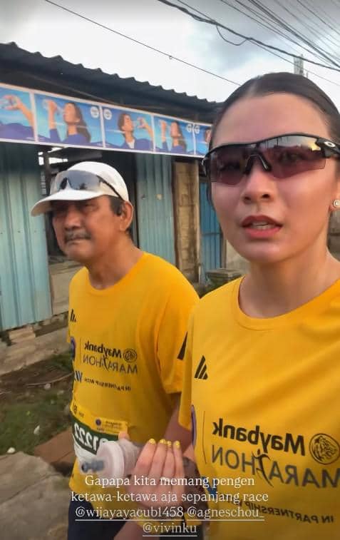 Chelsea Olivia berpartisipasi dalam Bali Marathon 2026 dan membagikan momen keikutsertaannya melalui Instagram.