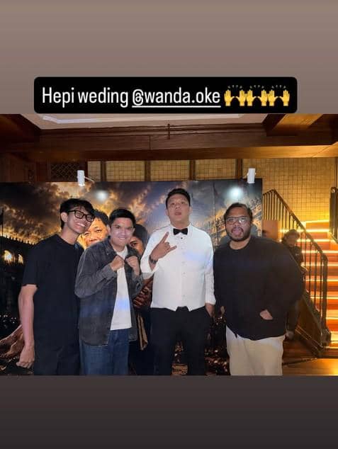 Artis Hadiri Resepsi Wancoy Grind Boys (instagram.com/ozarangkuti)