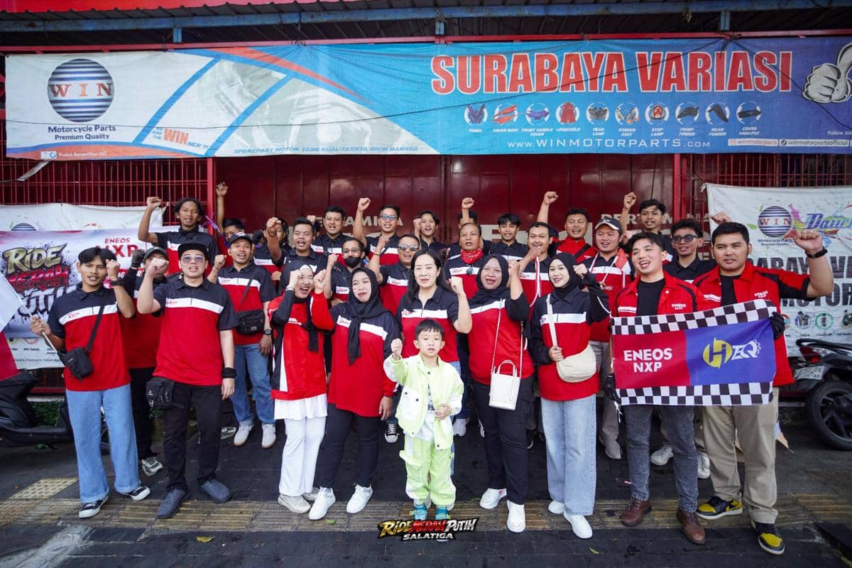 Kegiatan kolaborasi Eneos NXP dan HiTEQ untuk menjawab kebutuhan pengguna sepeda motor matic di Indonesia.