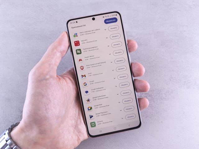 ilustrasi kumpulan aplikasi yang terpasang di smartphone