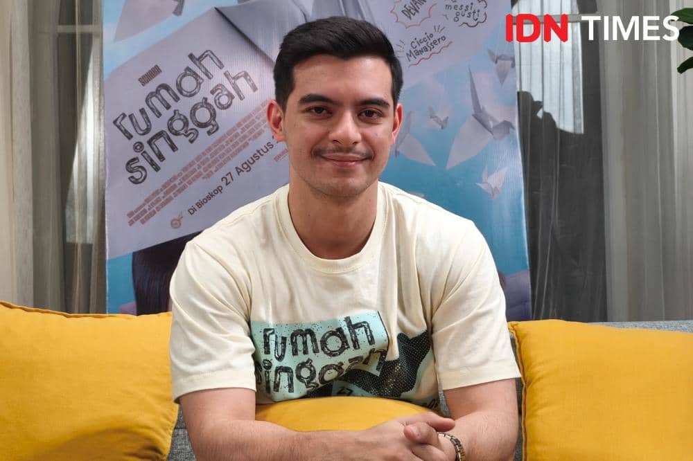 Potret Ciccio Manassero dijumpai saat content day film Rumah Singgah di Jakarta Selatan, Selasa (28/7/2026) (IDN Times/Juan Dwi)