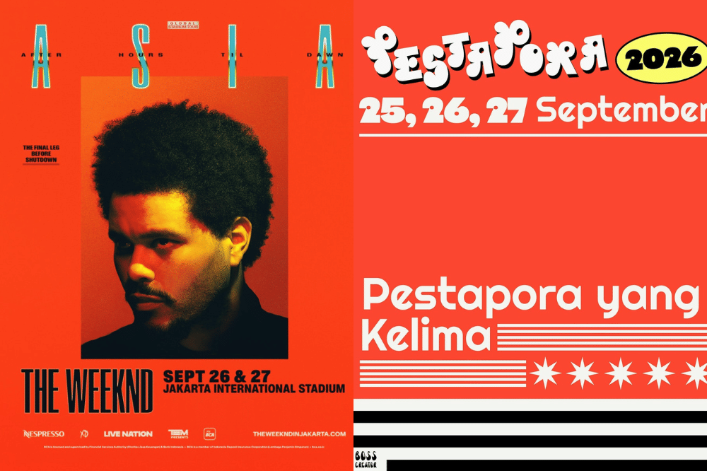 Daftar Event Musik di Jakarta September 2026, Ada Pestapora-The Weeknd