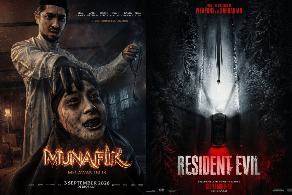 21 Film Tayang di Bioskop September 2026, Ada Munafik & Resident Evil