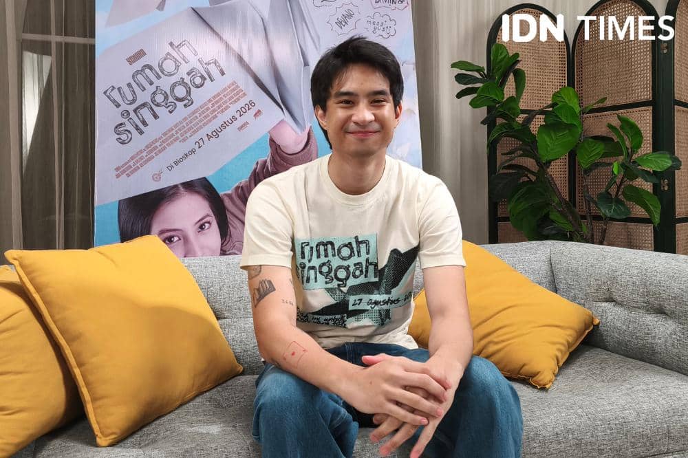 Devano saat dijumpai dalam content day film Rumah Singgah di Jakarta Selatan, Selasa (28/7/2026) (IDN Times/Juan Dwi)