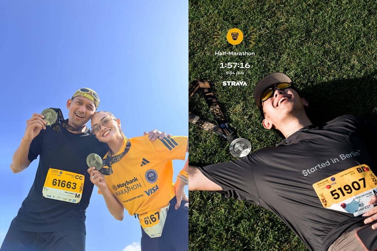 9 Potret Artis Ikutan Bali Marathon 2026, Bawa Pasangan dan Anak