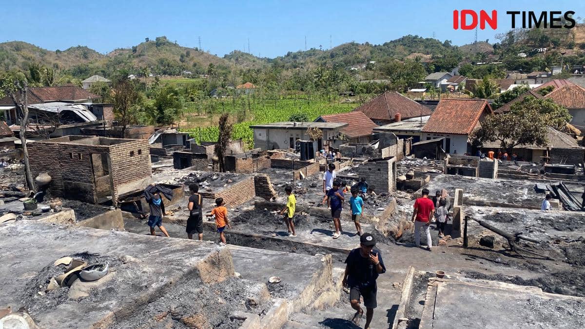 Desa Adat Sade Terbakar, Pemda Loteng Tetapkan Tanggap Darurat 14 Hari