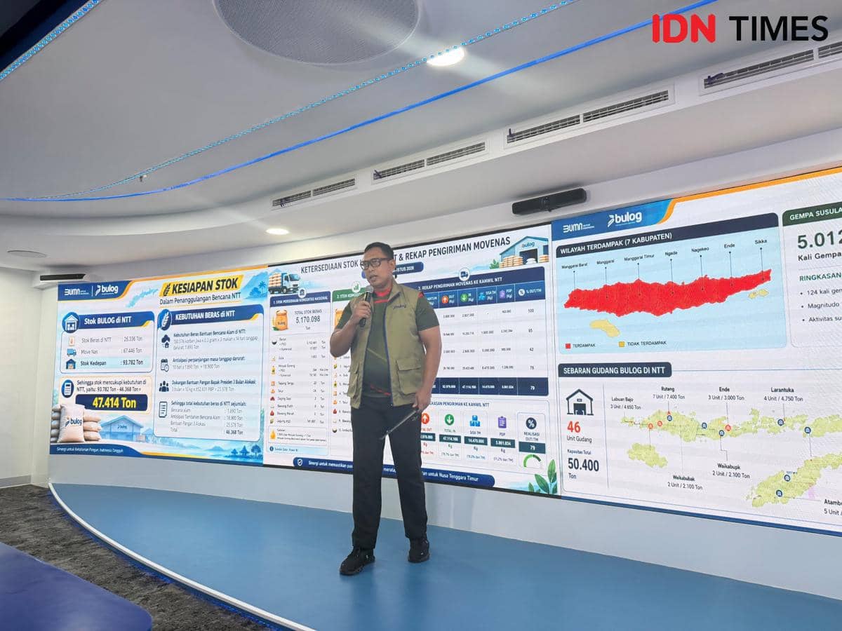 Bulog Siapkan 93 Ribu Ton Beras buat Korban Gempa NTT