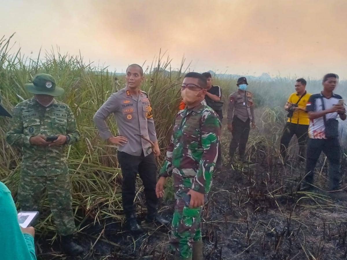 Karhutla di Way Kambas Padam, Personel Masih Pantau Bara Api