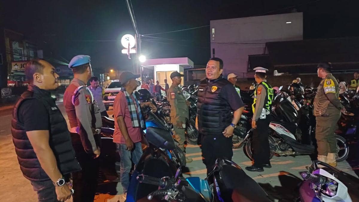 Razia gabungan digelar Polres Pringsewu bersama Satpol-PP. (Dok. Polres Pringsewu).
