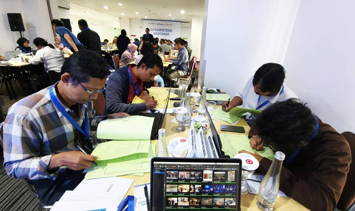 Uji Kompetensi Wartawan (UKW) untuk pewarta foto yang digelar oleh Kompas, KG Media, dan Google di Semarang, 21-22 Agustus 2026. (Dok. Kompas)