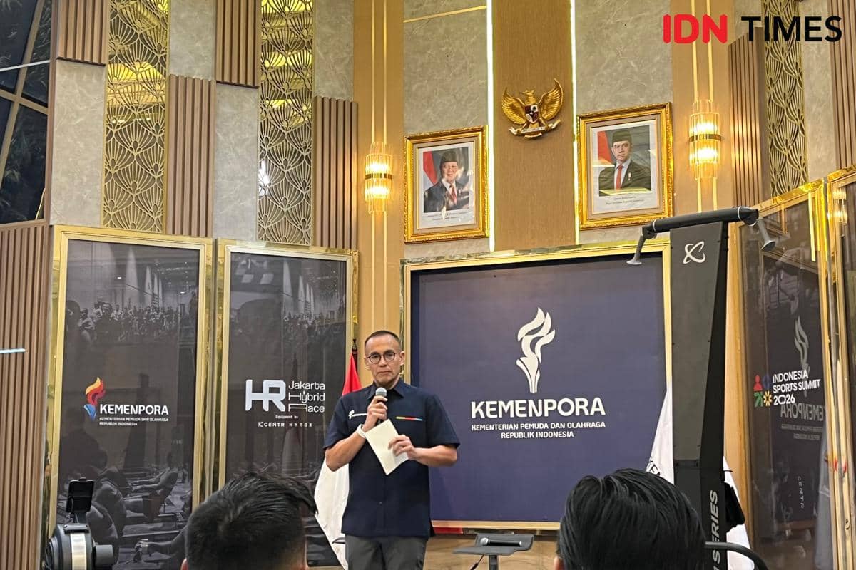 Konferensi pers Indonesia Sports Summit di Media Center Kementerian Pemuda dan Olahraga (IDN Times/Margith Damanik)
