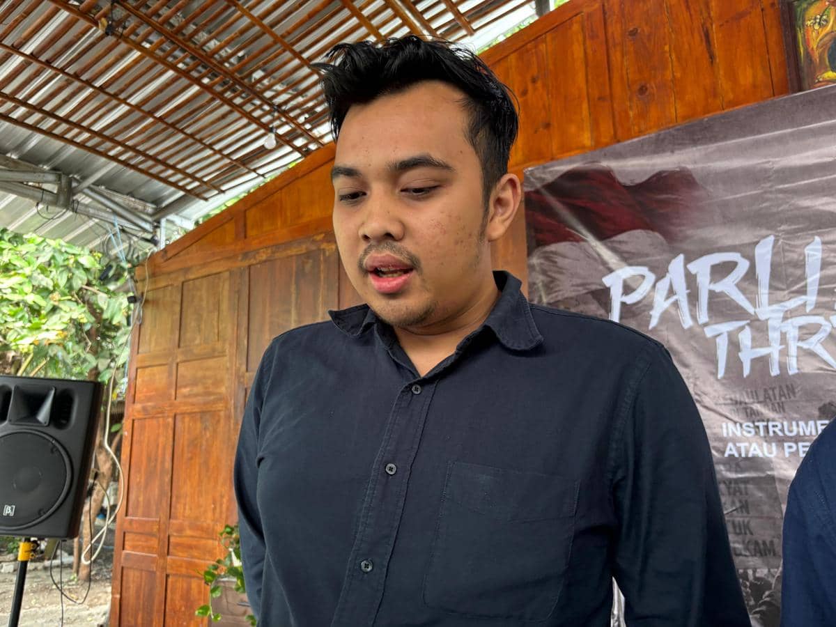 Pengurus Besar HMI MPO, Kinnas Putra Ariska. (IDN Times/Herlambang Jati Kusumo)