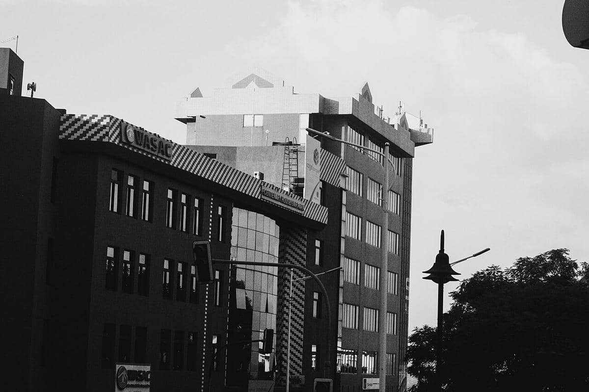 potret suasana kota di Rwanda