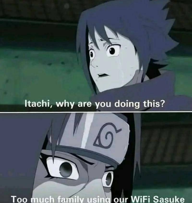 meme anime momen gak ada internet