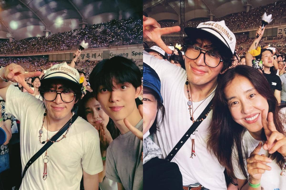 Dong Hyun Bae dan Park Eun Hye nonton konser BIGBANG di Stadion Goyang