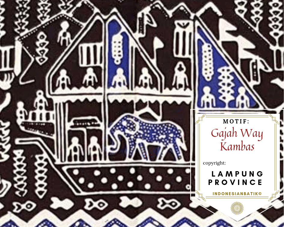 Motif Gajah Way Kambas, Batik Khas Lampung