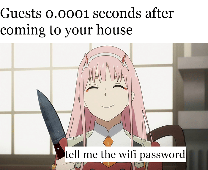 meme anime momen gak ada internet