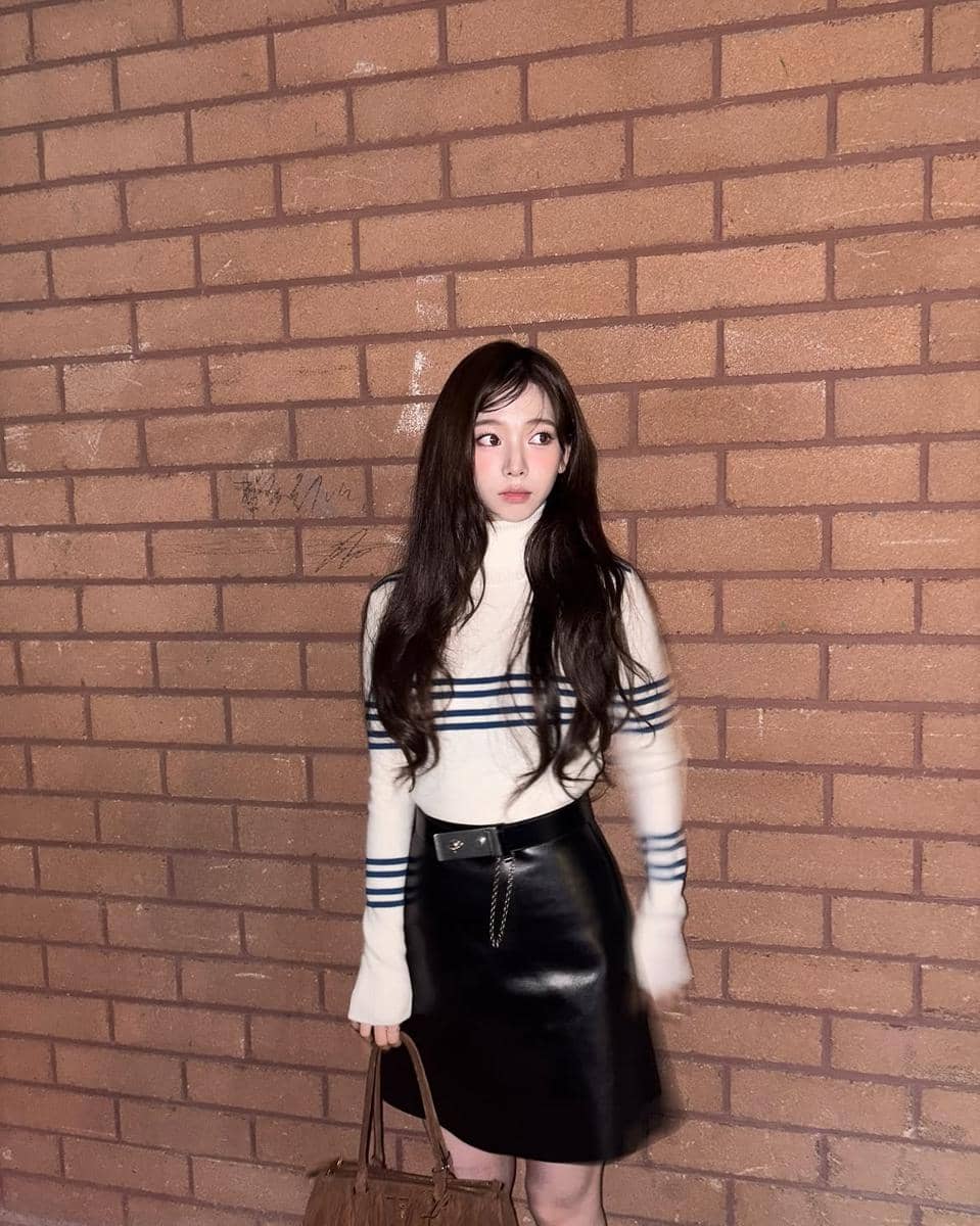 gaya fashion girly Karina aespa 
