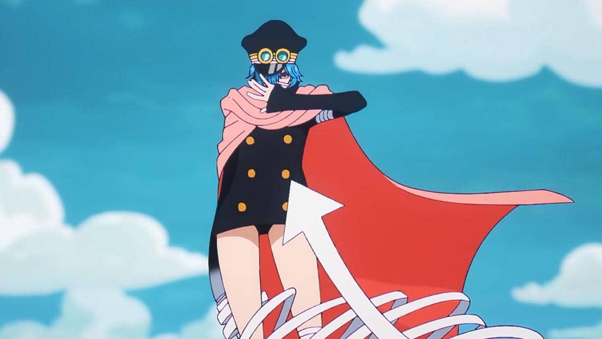Karakter Gunko muncul di kapal Colon dalam cuplikan serial anime One Piece produksi Toei Animation.