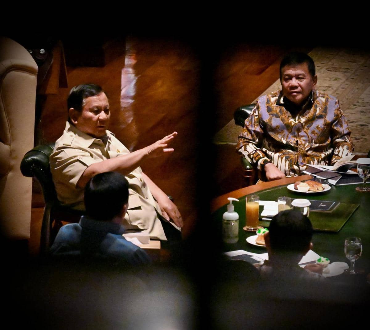 Presiden Prabowo Subianto membahas perkembangan penanganan kebakaran hutan dan lahan (karhutla) di Kalimantan serta pemulihan wilayah terdam