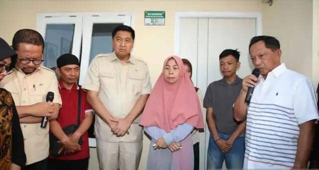 Tampak rumah keluarga Affan setelah penyerahan kunci oleh Kemendagri pada Selasa, 2 September 2026.