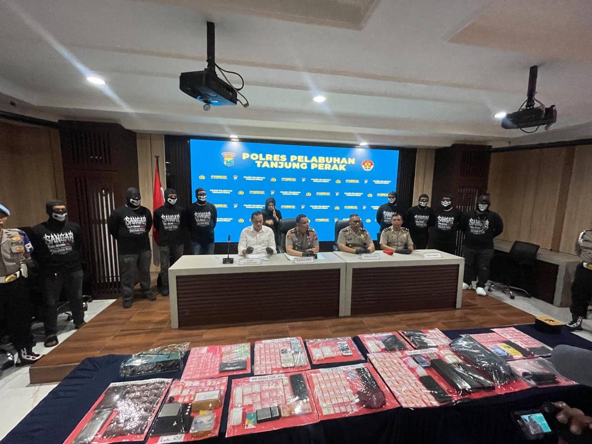 Dalam 12 Hari, Polres Perak Bekuk 27 Pelaku Kejahatan Narkoba
