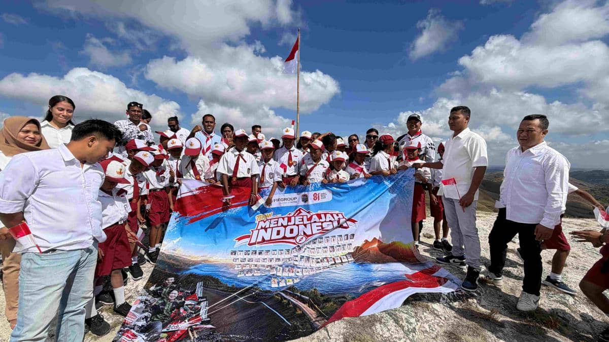Sejumlah anak mengikuti kegiatan pembelajaran yang diharapkan menumbuhkan nasionalisme dan semangat belajar.