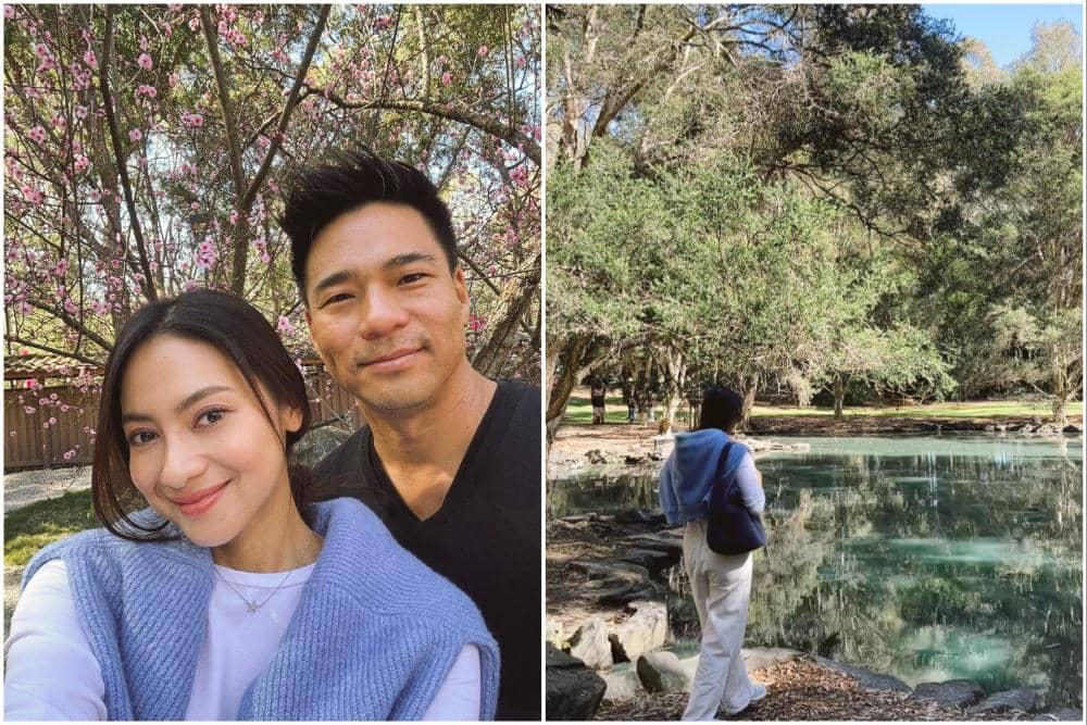 Rini Yulianti ajak Keluarga Jalan-jalan di Auburn Botanic Gardens
