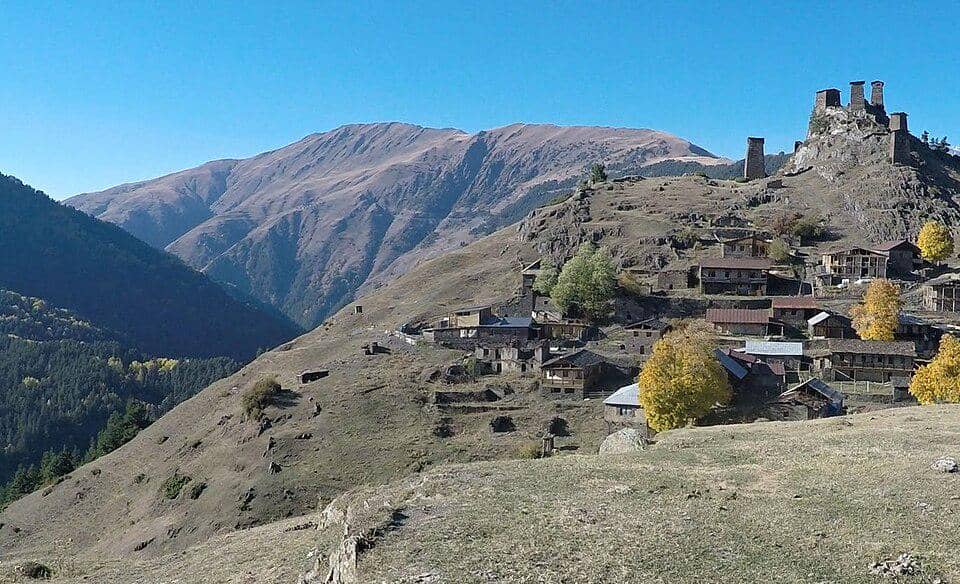 Desa Omalo di Georgia