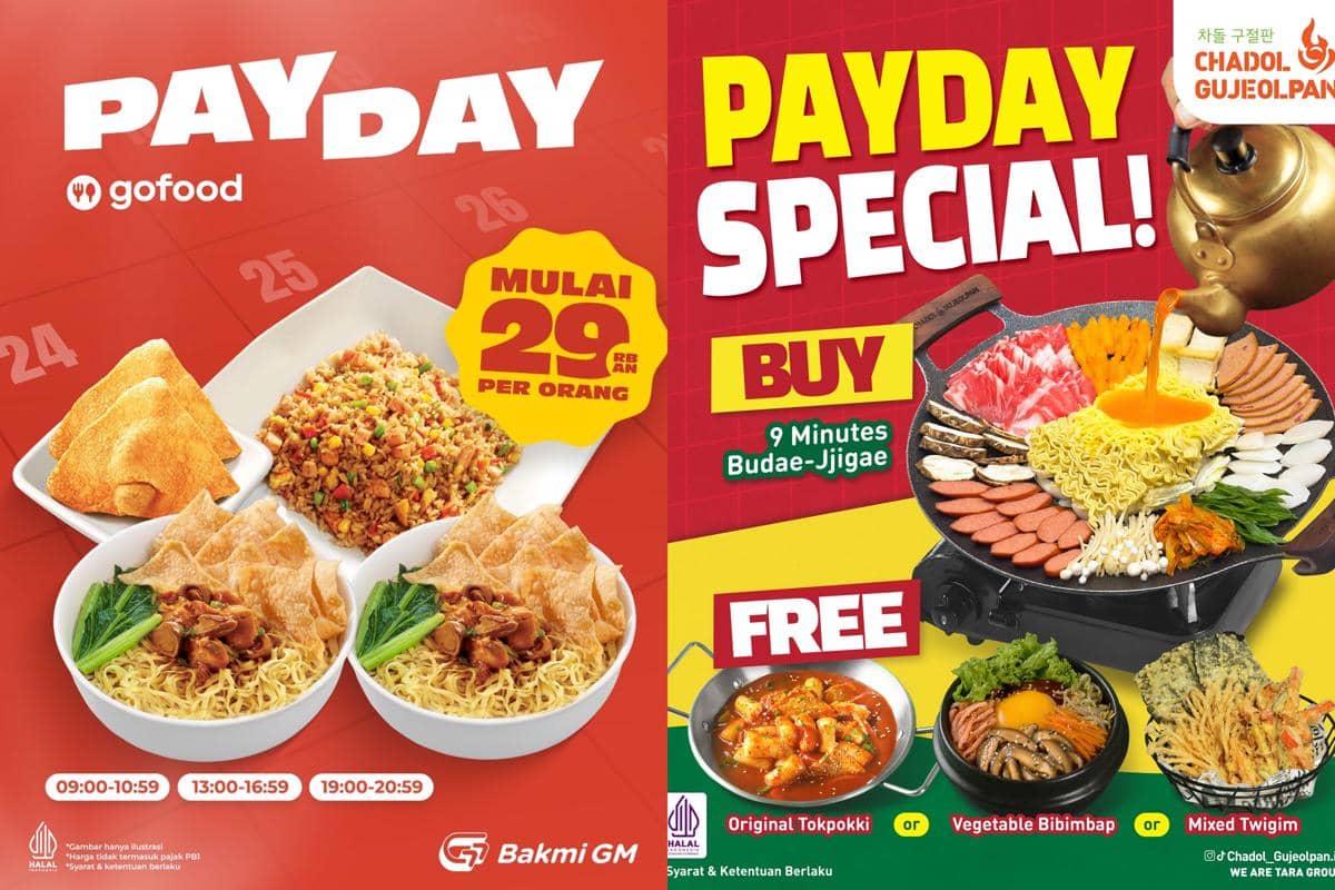 9 Promo Makanan Payday Agustus 2026, Diskon hingga 50 Persen