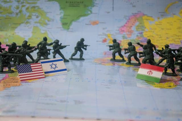 ilustrasi konflik AS-Israel dengan Iran