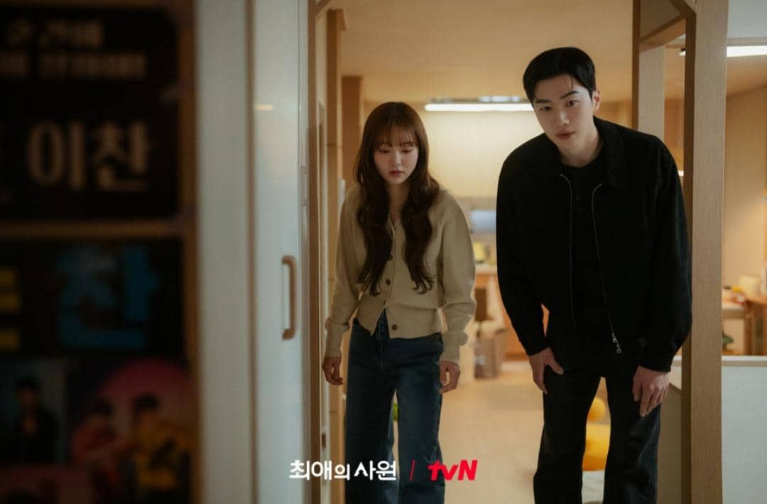 Cuplikan serial drama Korea berjudul My Bias, My Boss yang didokumentasikan oleh stasiun televisi tvN.