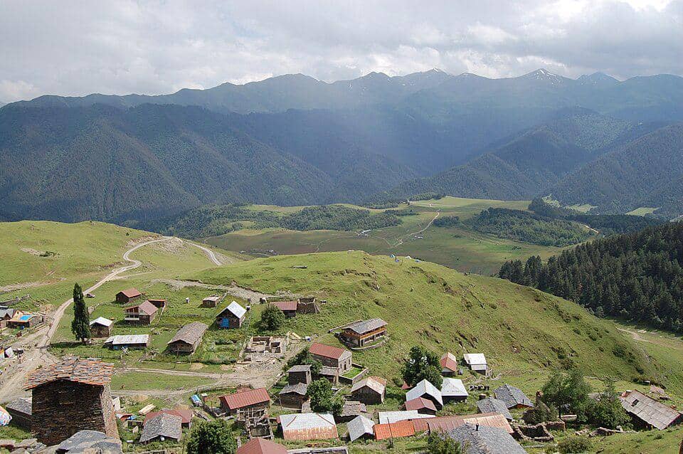 Desa Omalo di Georgia